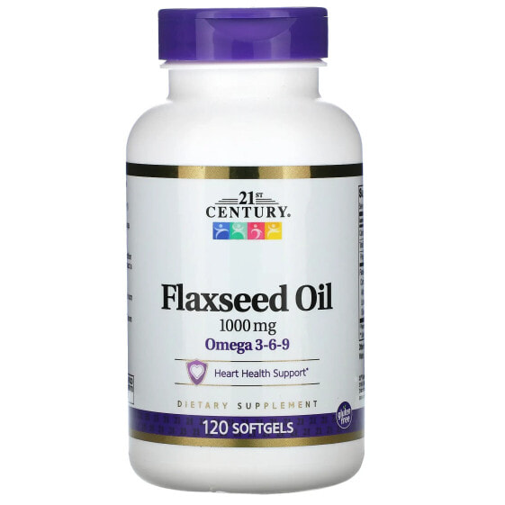 Flaxseed Oil, 1000 mg, 120 Softgels