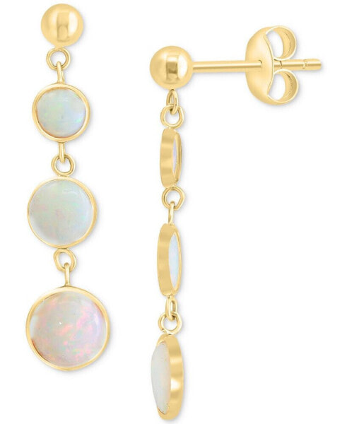 EFFY® Opal Triple Drop Earrings (2-1/3 ct. t.w.) in 14k Gold