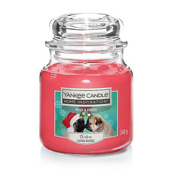 Aromatic candle Home Inspiration medium Pugs & Kisses 340 g