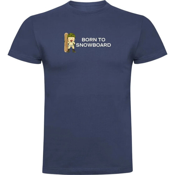 KRUSKIS Born To Snowboard short sleeve T-shirt