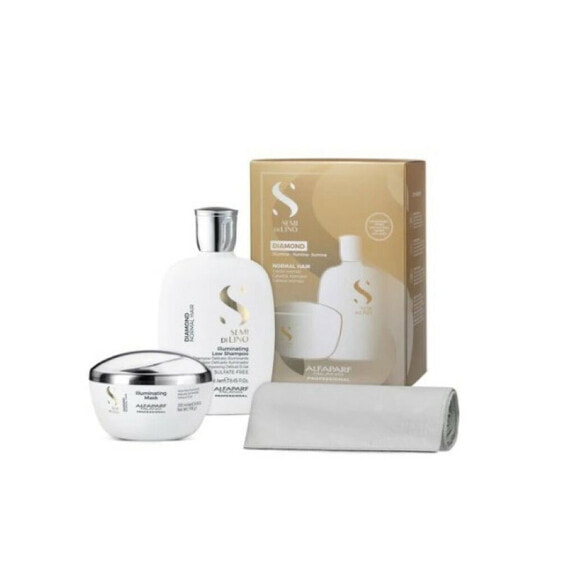 ALFAPARF MILANO Semi DI Lino Diamond Shampoo&Towel&Mask Set