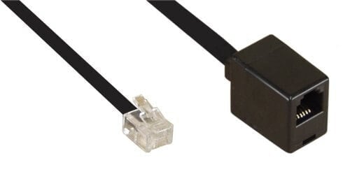 InLine Modular Cable RJ12 6P6C male / female 5m
