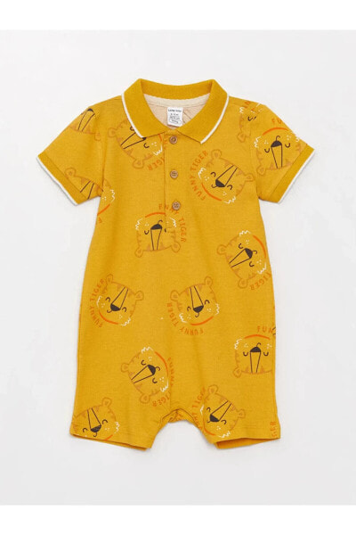 Комбинезон LC WAIKIKI для младенцев Polo Yaka с коротким рукавом для мальчиков Baby Tulum BayQ