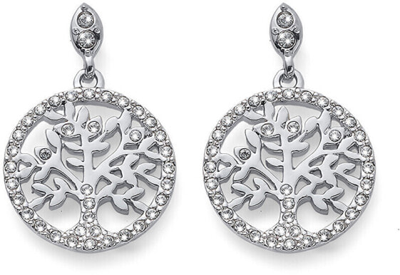 Shimmering Earrings with Tree of Life 22845