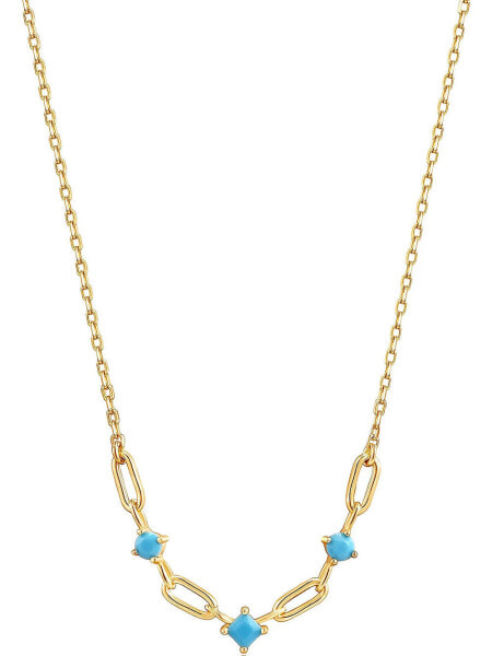 ANIA HAIE N033-03G Into the Blue Ladies Necklace, adjustable