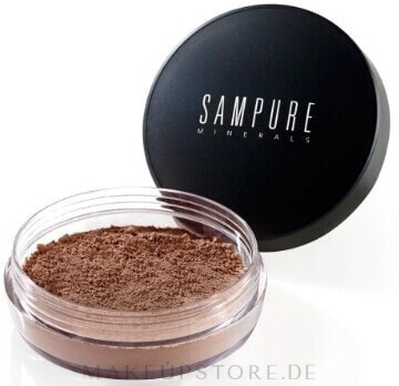 Mineralisches Grundierungspulver - Sampure Minerals Instant Glow Foundation Caramel