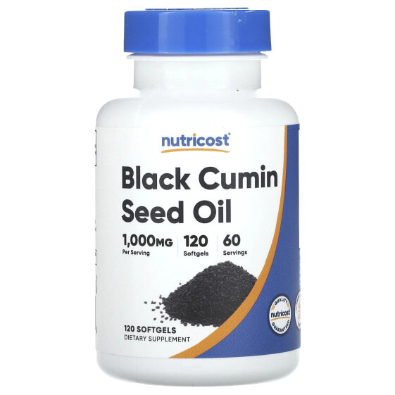 Black Cumin Seed Oil, 1,000 mg, 120 Softgels (500 mg per Softgel)