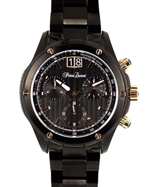 Men's Performance Swiss Chronograph Stainless Steel Bracelet Watch 45mm
