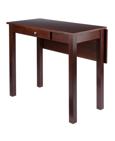 Perrone 34.06" Wood High Table with Drop Leaf