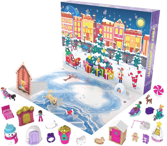 Polly Pocket GKL46 - Polly Pocket Advent Calendar with 25 Surprises