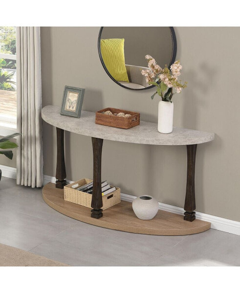 Elegant Demi-circle Console Table Sturdy, Versatile, and Timeless