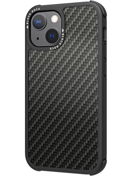 Black Rock Robust Real Carbon Cover Apple iPhone 13 Mini Schwarz