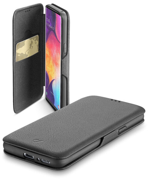 Cellularline Book Clutch - Folio - Samsung - Galaxy A50 - 16.3 cm (6.4") - Black