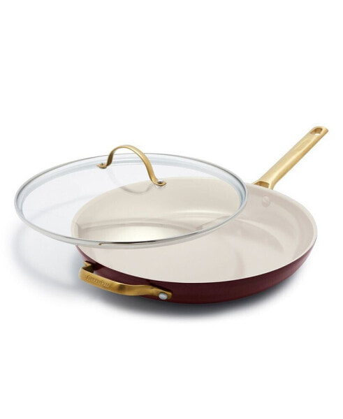 Ceramic Nonstick 12" Frypan with Lid
