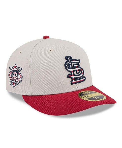 Men's Red St. Louis Cardinals 2024 Fourth of July Low Profile 59FIFTY Fitted Hat