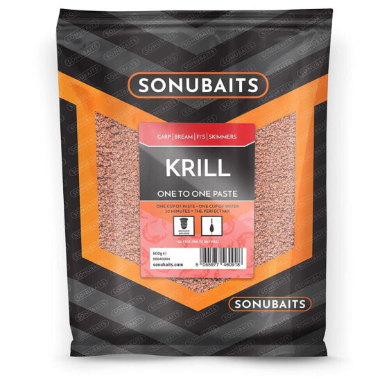 Прикормка натуральная Sonubaits One To One Paste Krill Groundbait