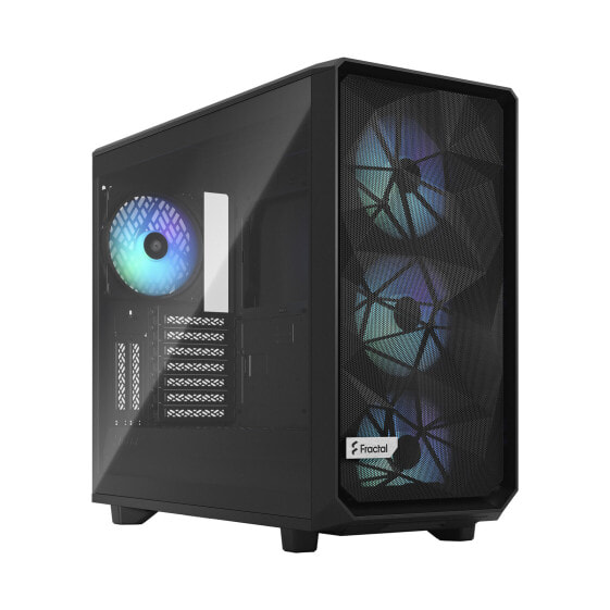 Fractal Design Meshify 2 RGB - PC - Black - ATX - EATX - micro ATX - Mini-ITX - Steel - Tempered glass - Multi - Case fans