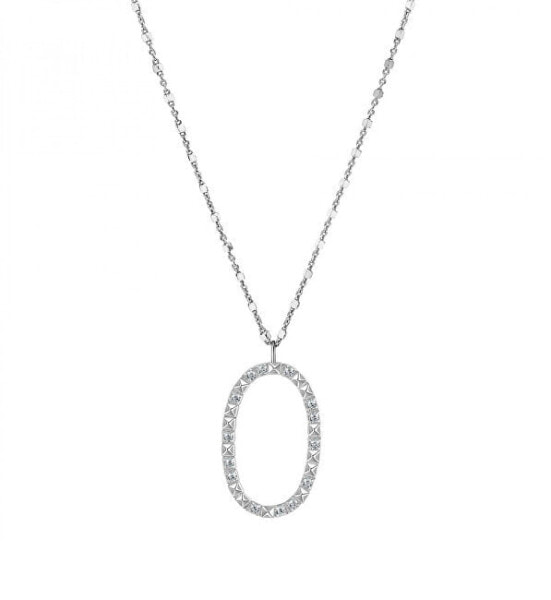 Silver O Cubica RZCU15 Pendant Necklace (Chain, Pendant)