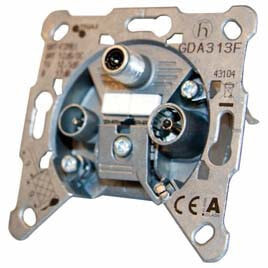 Triax GDA 313 F - IEC - Grau - Metall - EN 50 083-1 - EN 50 083-2 - EN 50 083-4 - 13 - 18 V - 70,6 mm