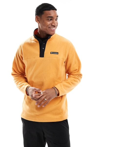 Columbia Steens Mountain II half snap fleece in orange