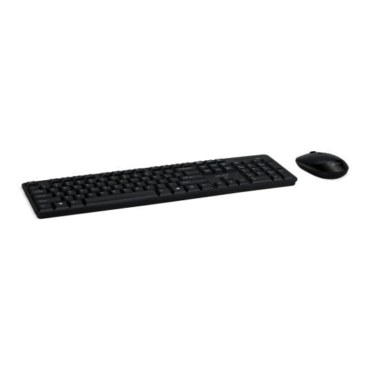 Combo 100 - Full-size (100%) - RF Wireless - QWERTY - Black - Mouse included