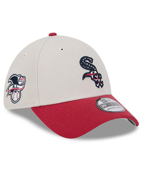 Men's Red Chicago White Sox 2024 Fourth of July 39THIRTY Flex Hat