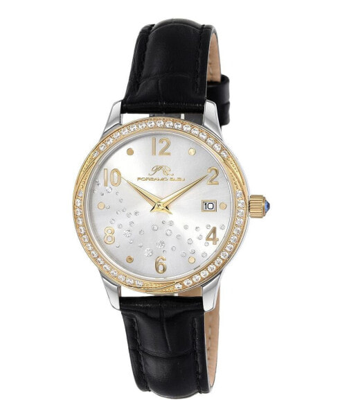 Часы Porsamo Bleu Ruby Genuine Leather Band Watch