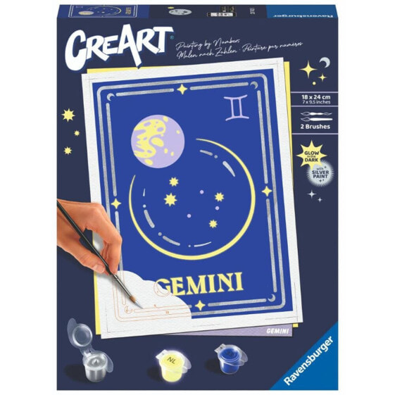 RAVENSBURGER Creart Serie Trend D Zodiac Geminis painting game