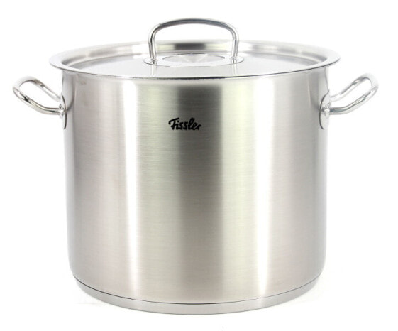 Fissler original-profi collection hoher Kochtopf mit Metalldeckel 28 cm Ø 14 L