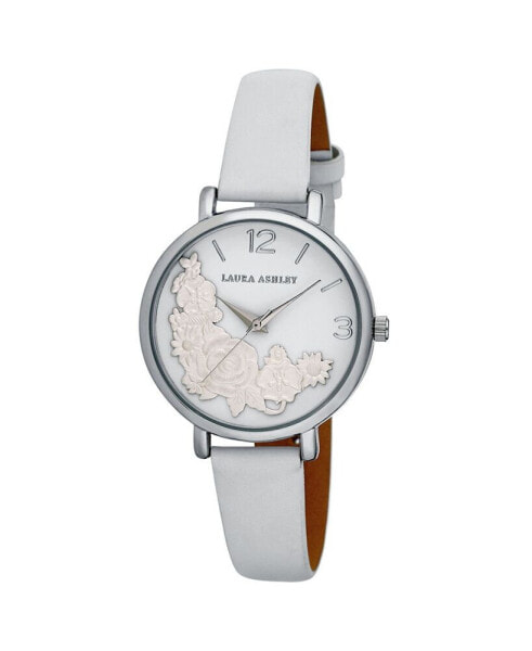 Women's Floral Bounty White Polyurethane Strap Watch 38mm