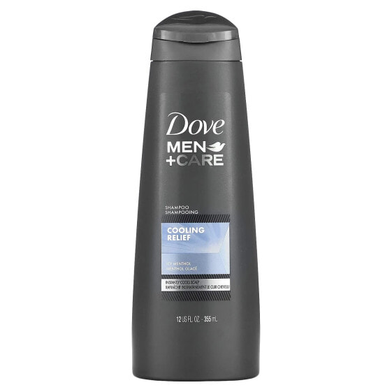 Dove, Men + Care, охлаждающий шампунь, ледяной ментол, 355 мл (12 жидк. Унций)