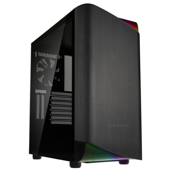 SilverStone Seta A1 Midi-Tower, Tempered Glass - schwarz