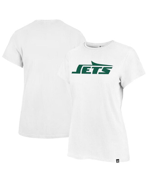 47 Women's White New York Jets Premier Frankie T-Shirt