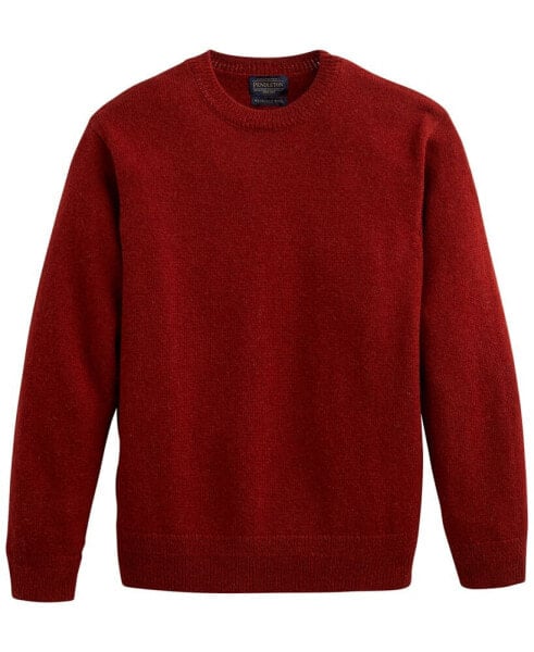 Men's Shetland Wool Crewneck Sweater