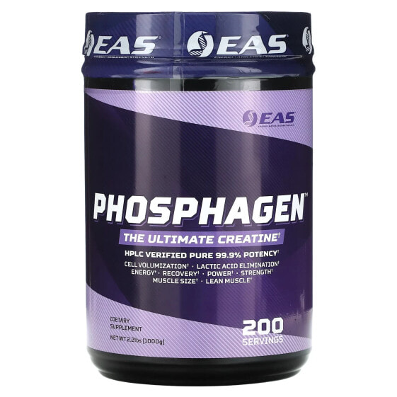 Креатин EAS Phosphagen, Креатин высшего качества, 1,000 г (2.2 lbs)