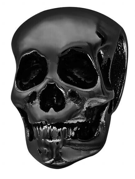 Steel bead black skull KMM0303-BLAC