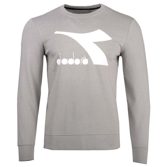 Diadora Chromia Crew Neck Sweatshirt Mens Grey 177764-75095