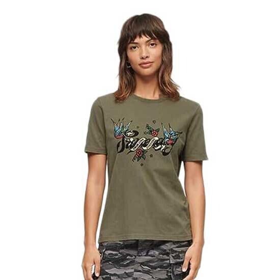 SUPERDRY Tattoo Script Graphic short sleeve T-shirt