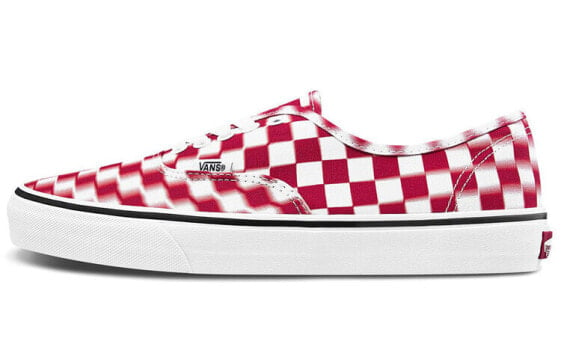 Vans Authentic 低帮 板鞋 男女同款 红白模糊棋盘格 / Кроссовки Vans Authentic VN0A2Z5I17Z