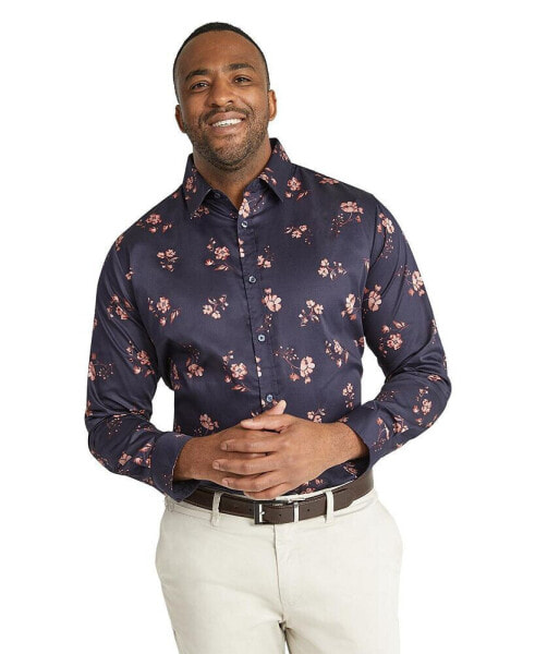 Men's Big & Tall Clayton Floral Print Shirt