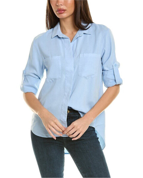 Bella Dahl Split Back Button-Down Blouse Women's Xs