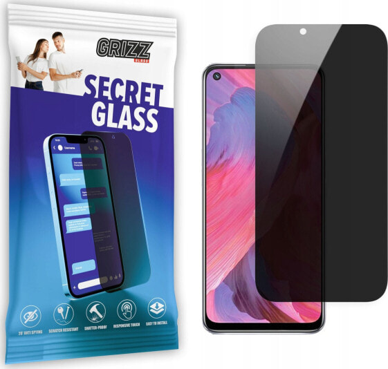 GrizzGlass Szkło prywatyzujące GrizzGlass SecretGlass Oppo A74 4G