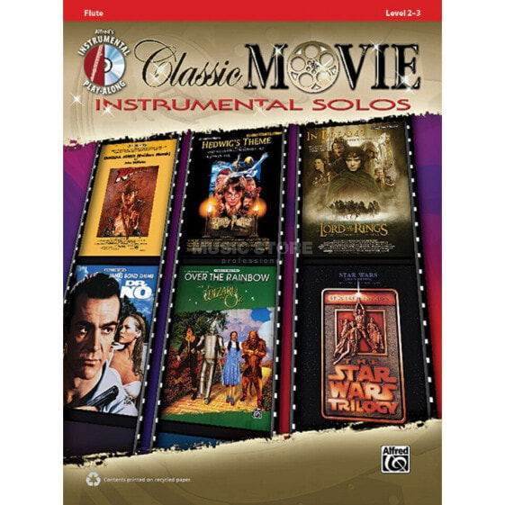 Alfred Music Classic Movie - Flute Instrumental Solos, Book/CD