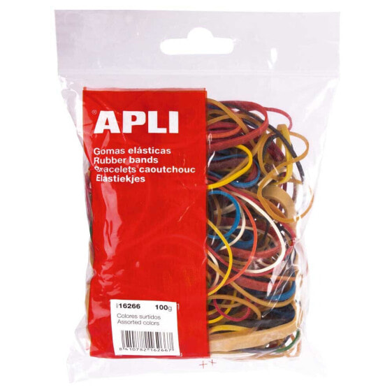 APLI Assorted 100 g Elastic Bands
