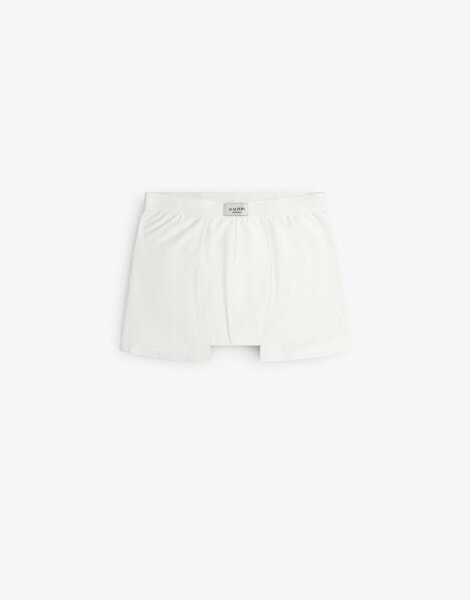 Scalpers – Schlichte Boxershorts in Weiß