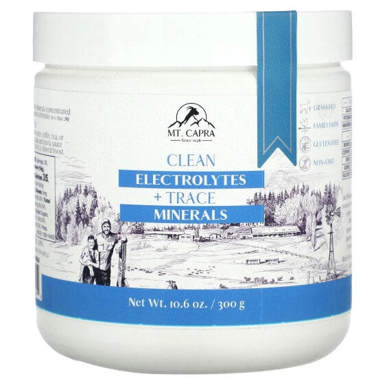 Clean Electrolytes + Trace Minerals, 10.6 oz (300 g)
