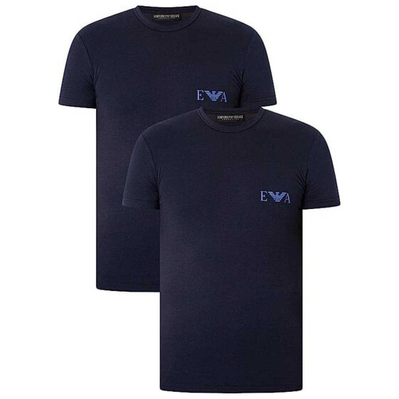 EMPORIO ARMANI 111670 Short Sleeve Crew Neck Base Layer 2 Units