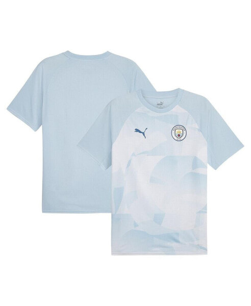 Men's Silver Manchester City 2023/24 Pre-Match Jersey