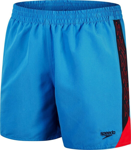 Speedo Męskie szorty Speedo Hyperboom Spl 16" Wsht Am beach blue/true navy/fed red rozmiar XL