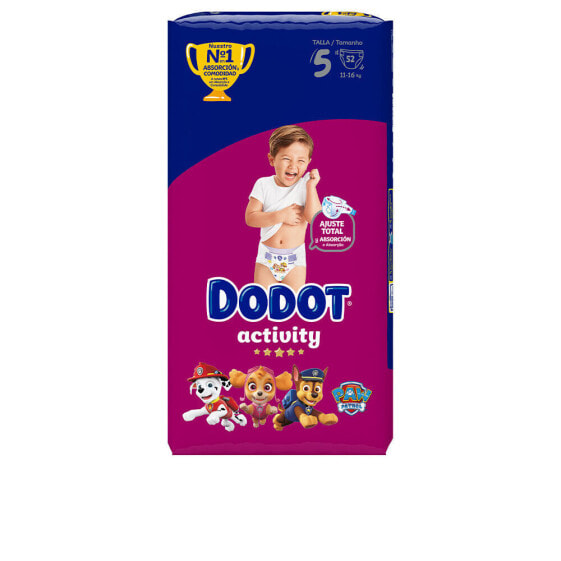 Подгузники Dodot ACTIVITY T5 11-16 кг 52 шт